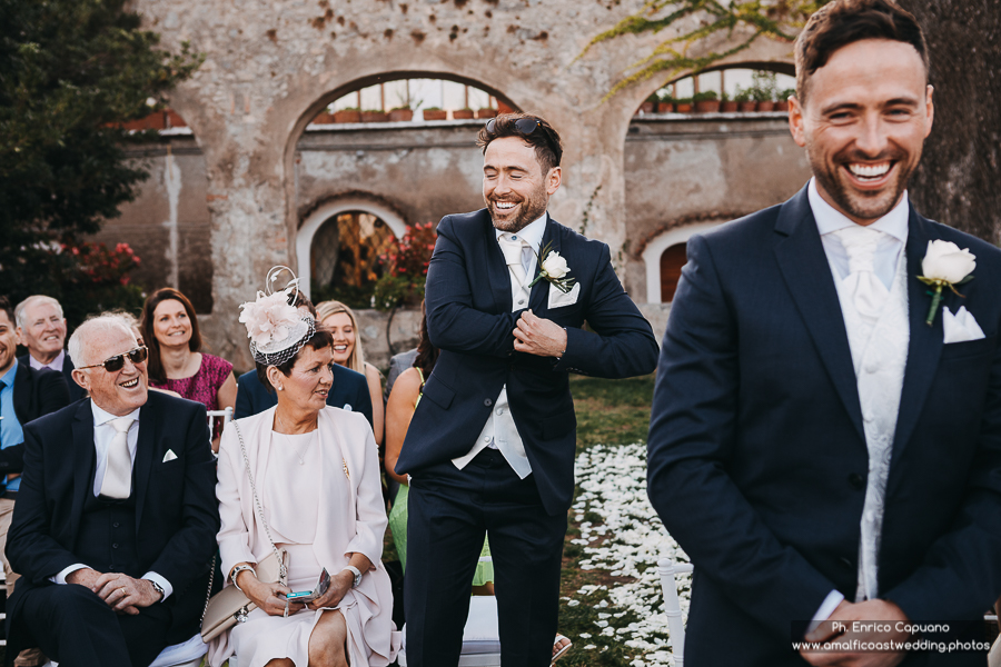 wedding reportage photos in Ravello